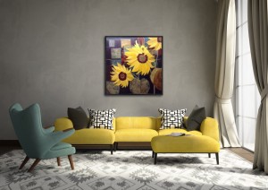 sunflower hanging