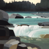 Elbow-Falls-South-View 24x24 Stphen Lowe gallery