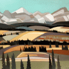 Travelling-to-Banff 22x28 new Stephen Lowe art gallery